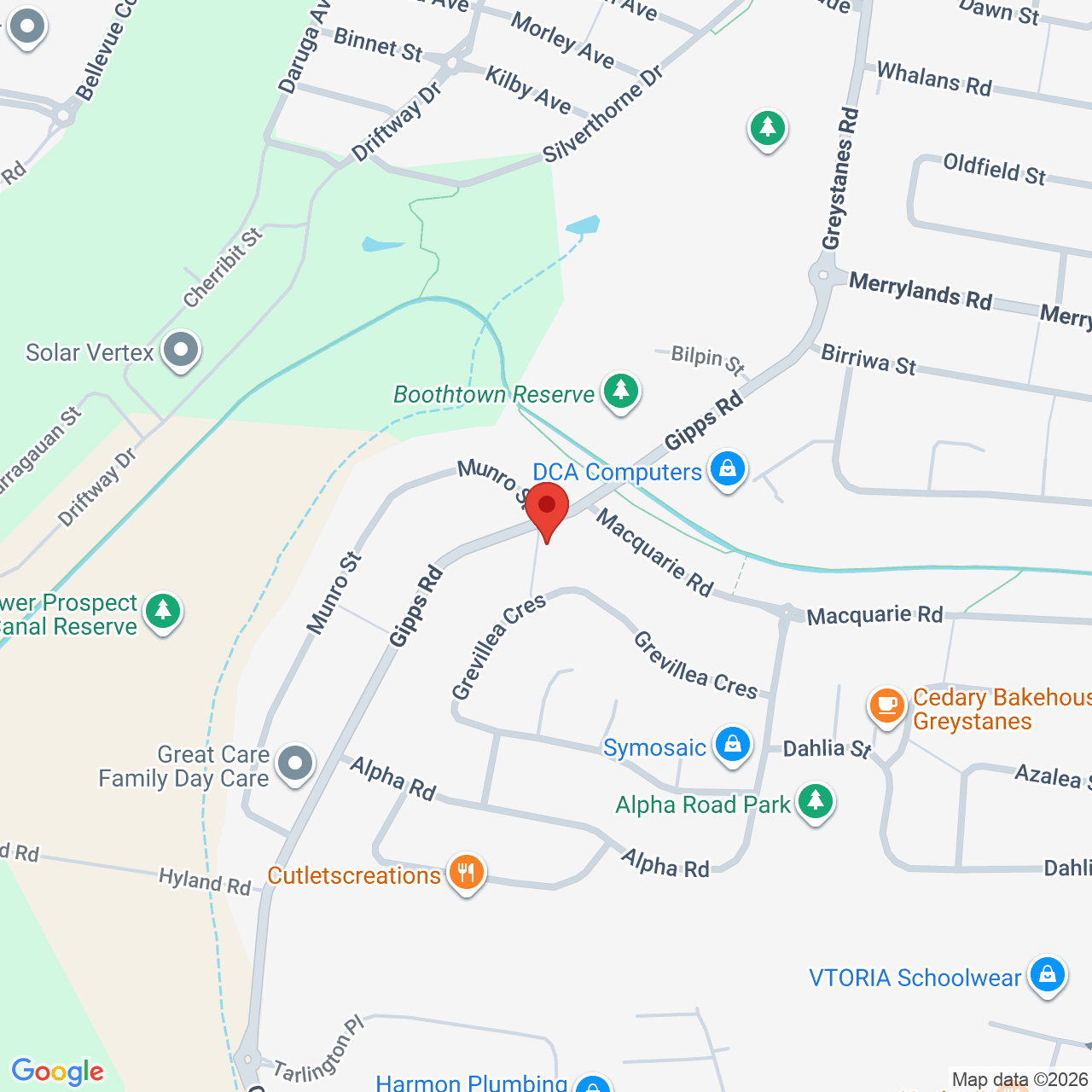 location map