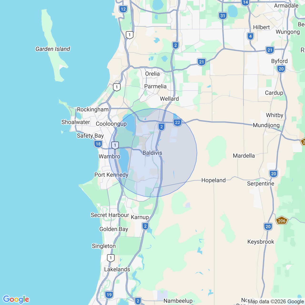 location map