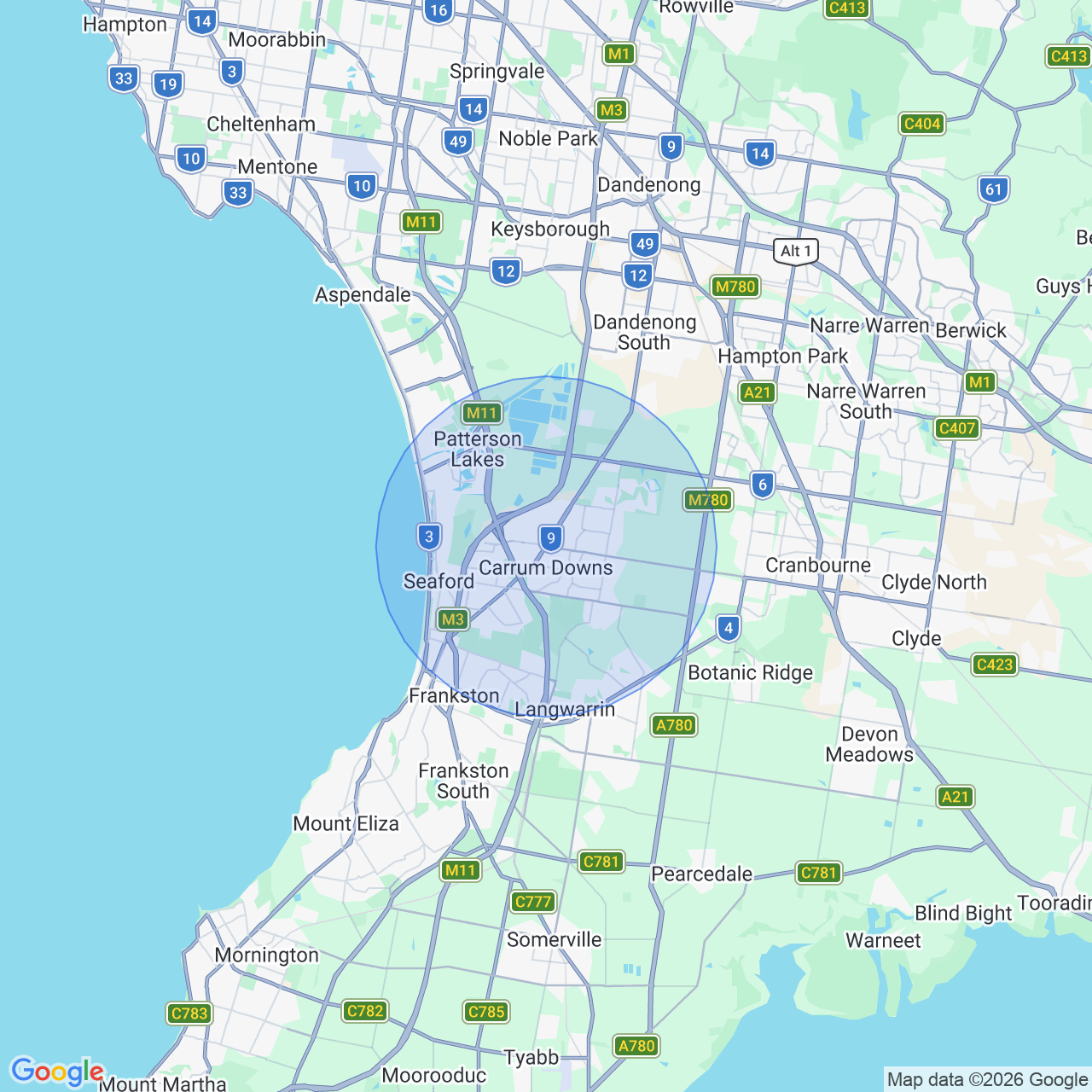 location map