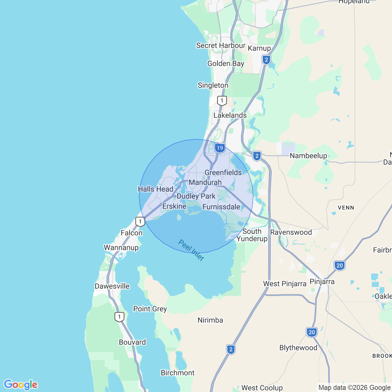 location map