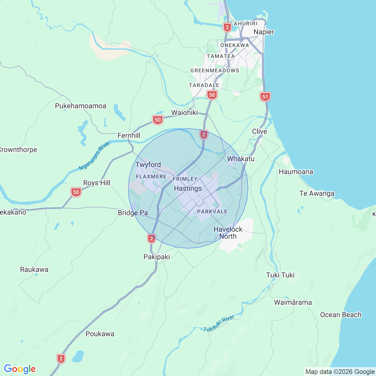 location map