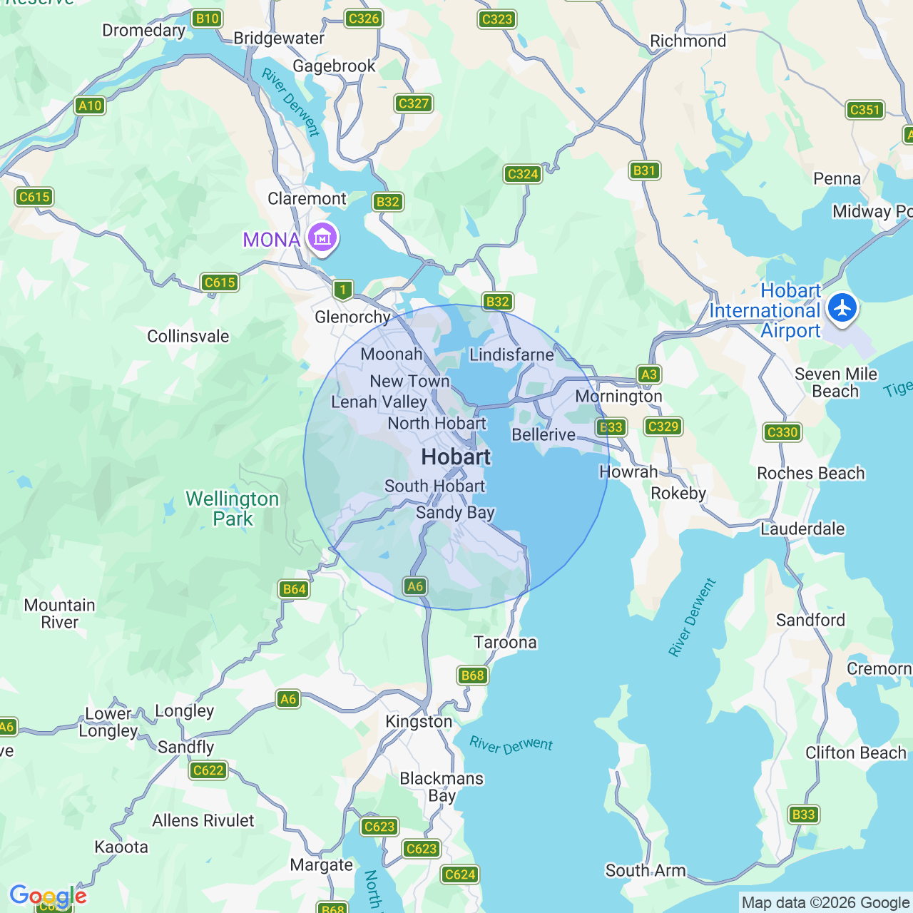 location map
