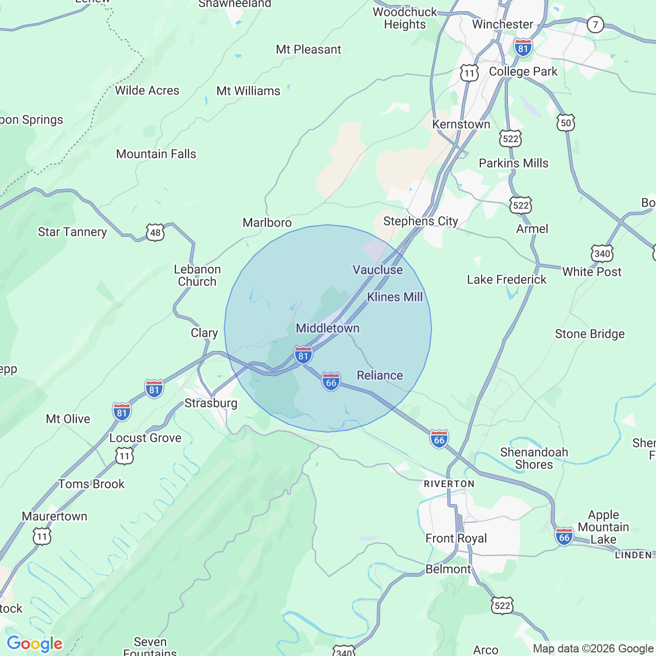 location map
