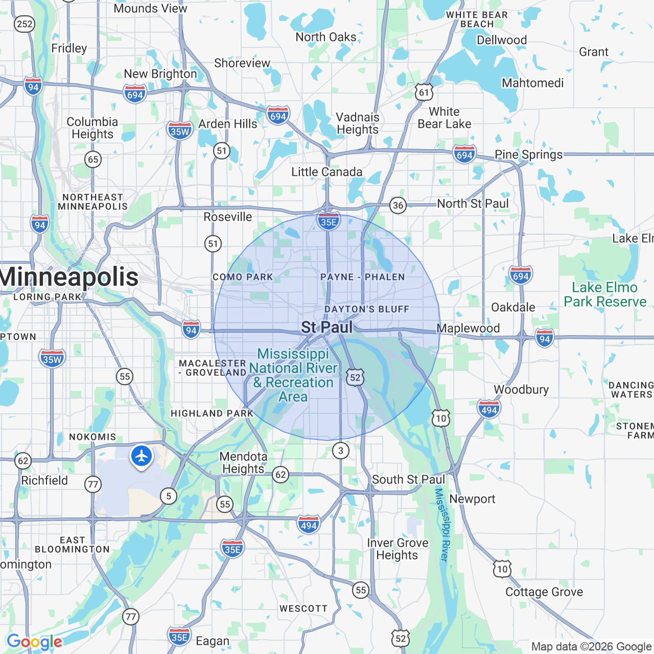 location map