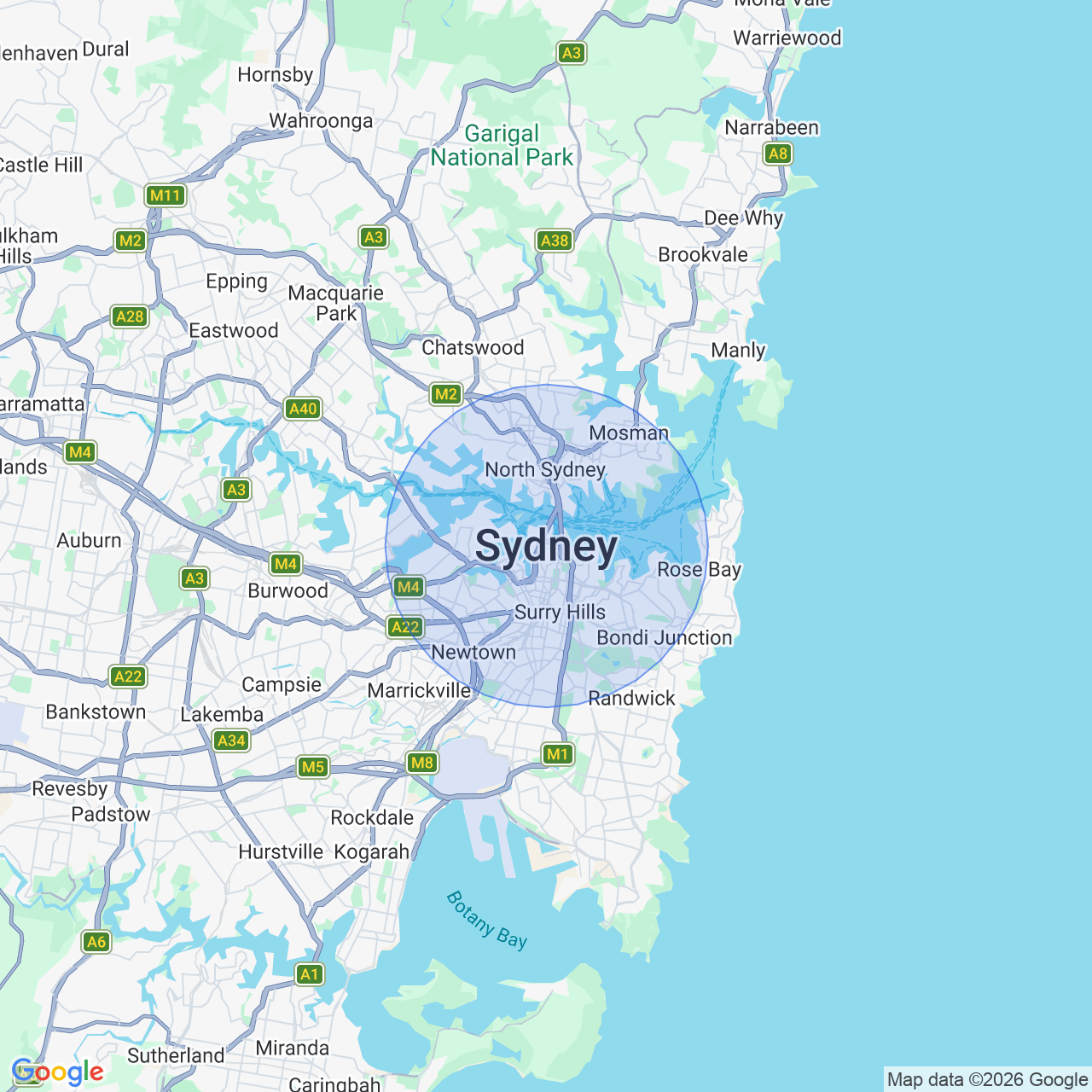 location map